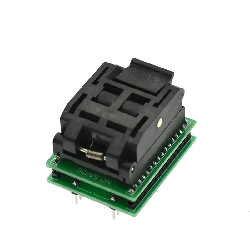 Solid IC Test Socket Adapter TQFP32 QFP32 To DIP32 Chip Programmer Burning Seat Integrated Circuits
