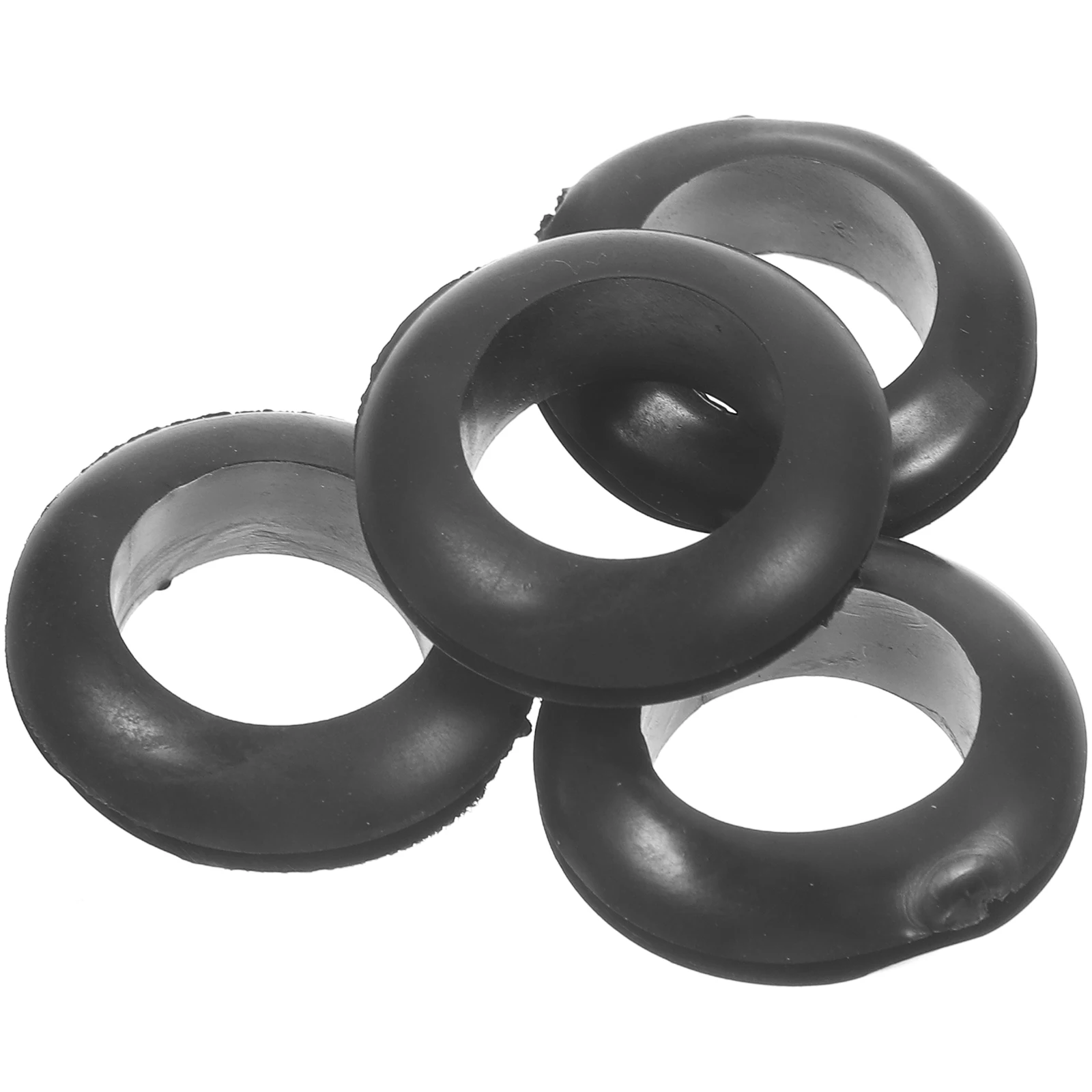 

4pcs Dual-Surface Cable Grommet Rubber Ring Sealing Washer for Electrical Distribution Box Hole Wire Protection Coil for Home