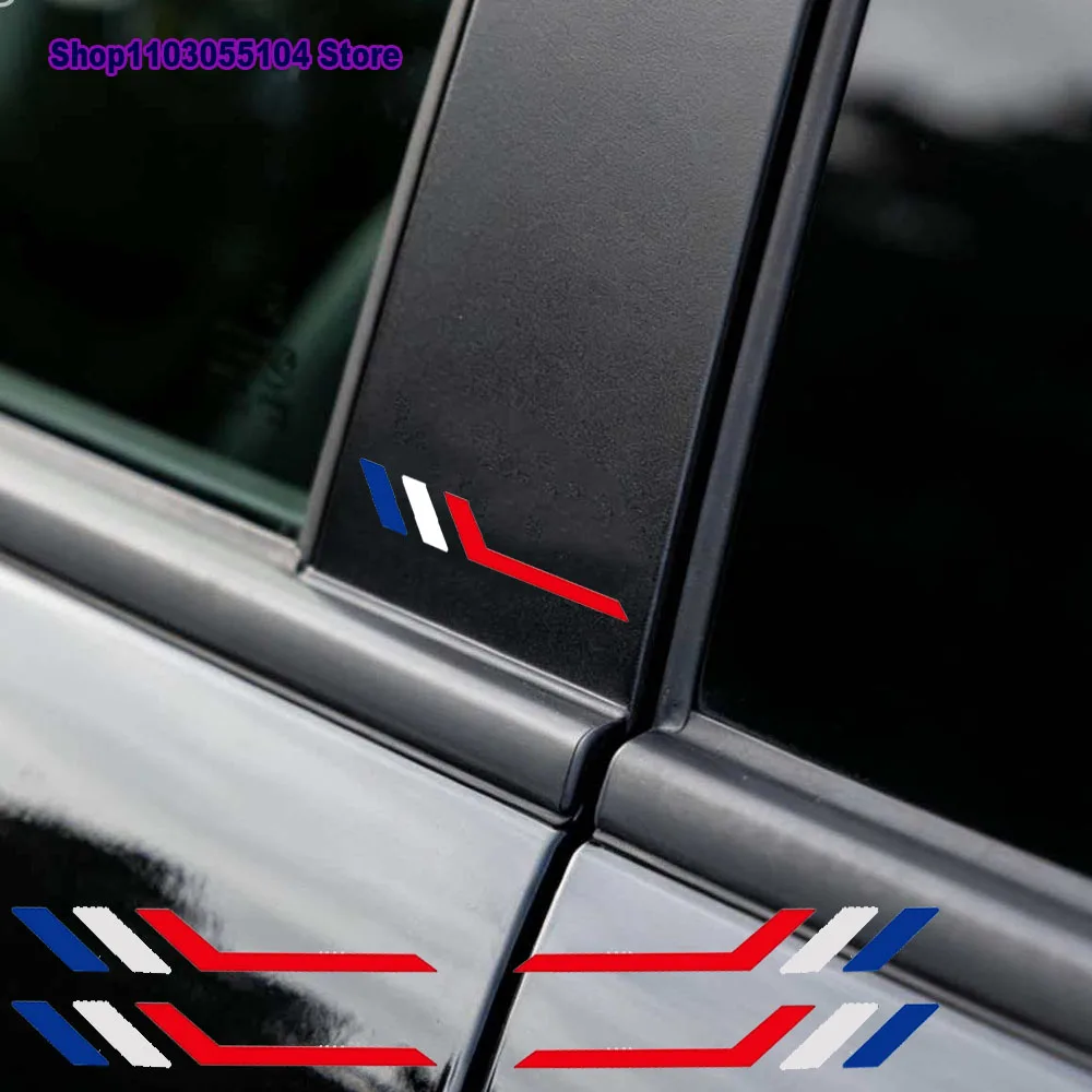 4pcs Car Body Sticker Vinyl Decal For Renault Megane RS Clio CUP Zoe Arkana Austral Alpine Rafale Sandero