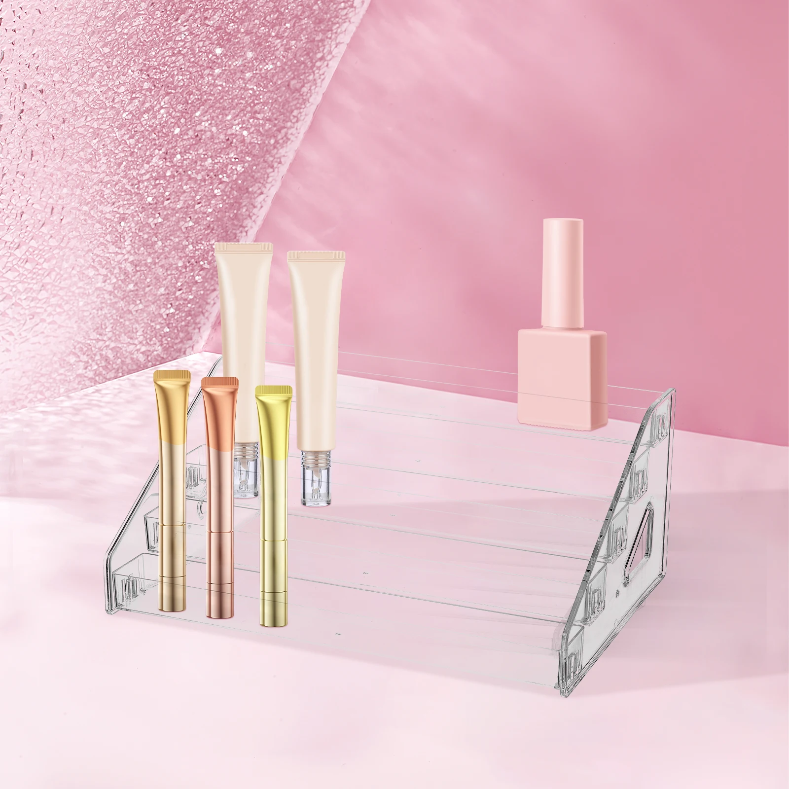 

Display St Acrylic Perfume ganizer Nail Polish Holder Large Capacity Multi Layer Eyeshadow Palette Storage