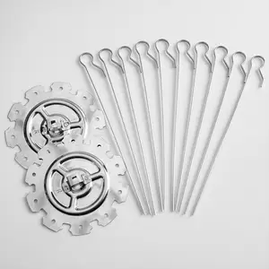 House Kitchen Barbecue Barbecue Fryer Fryer Lamb Skewers Grill Accessories 304 Stainless Steel Rotating Grill Skewers Cook Tool 11 MAIN SEAL Sales Rotary Barbecue - №7