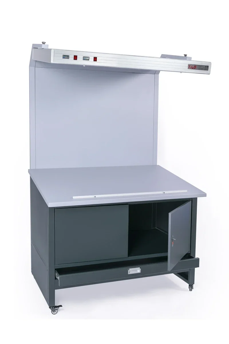 TILO ColorController Color Viewer CC120-E Led Color Matching Inspection Light Box With Cupboards and Drawers