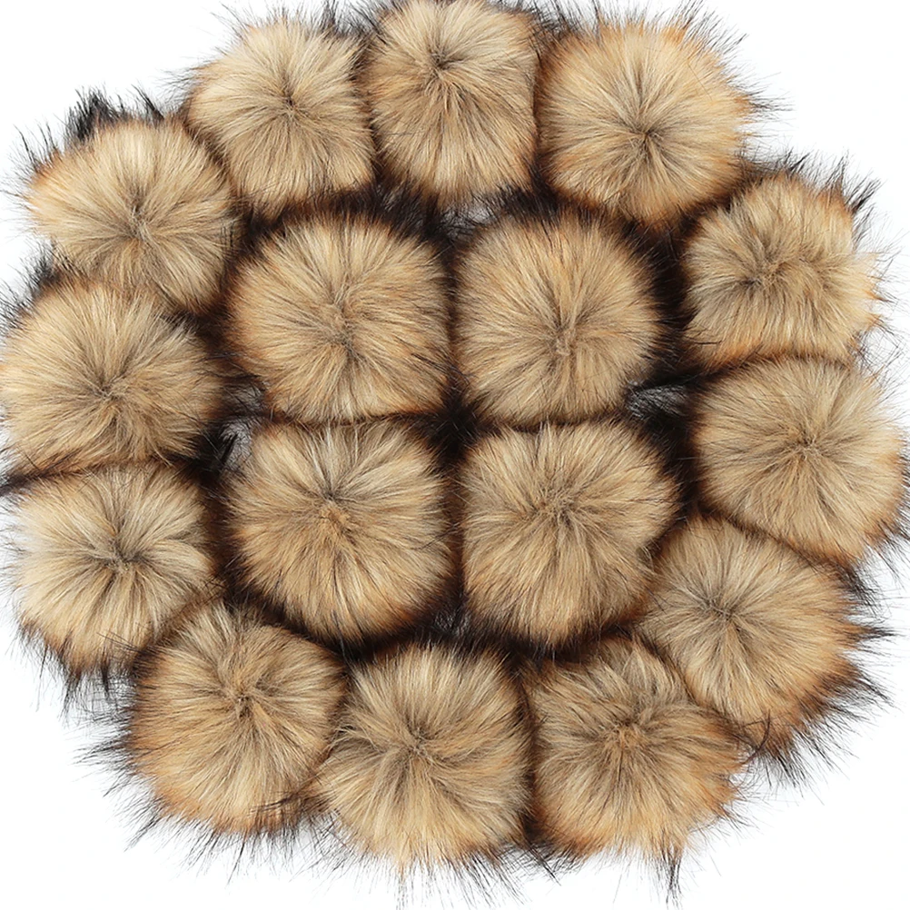 

16pcs Accessories Clothes Hat Ball Decor DIY Sewing Projects Gifts Soft Shoes Ball Animals