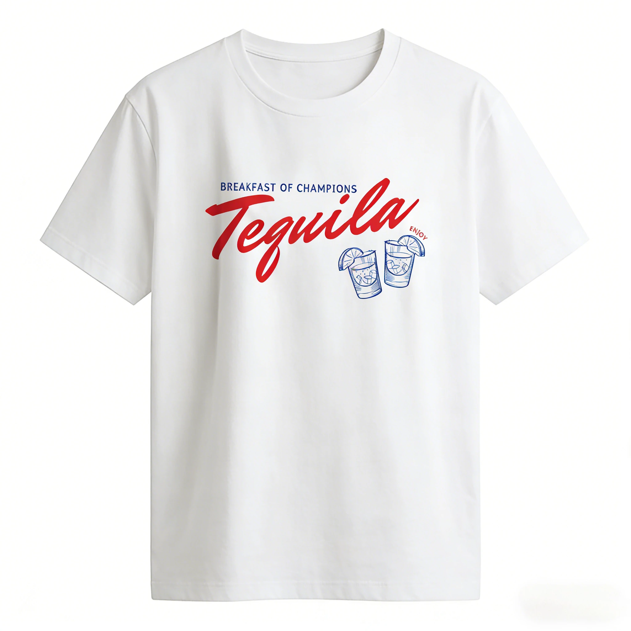 Retro Tequila Graphic Tees Funny Alcohol Drinking T-Shirts Vintage Fashion Hippie Cute Women Shirts Tops Unisex Female Clothing