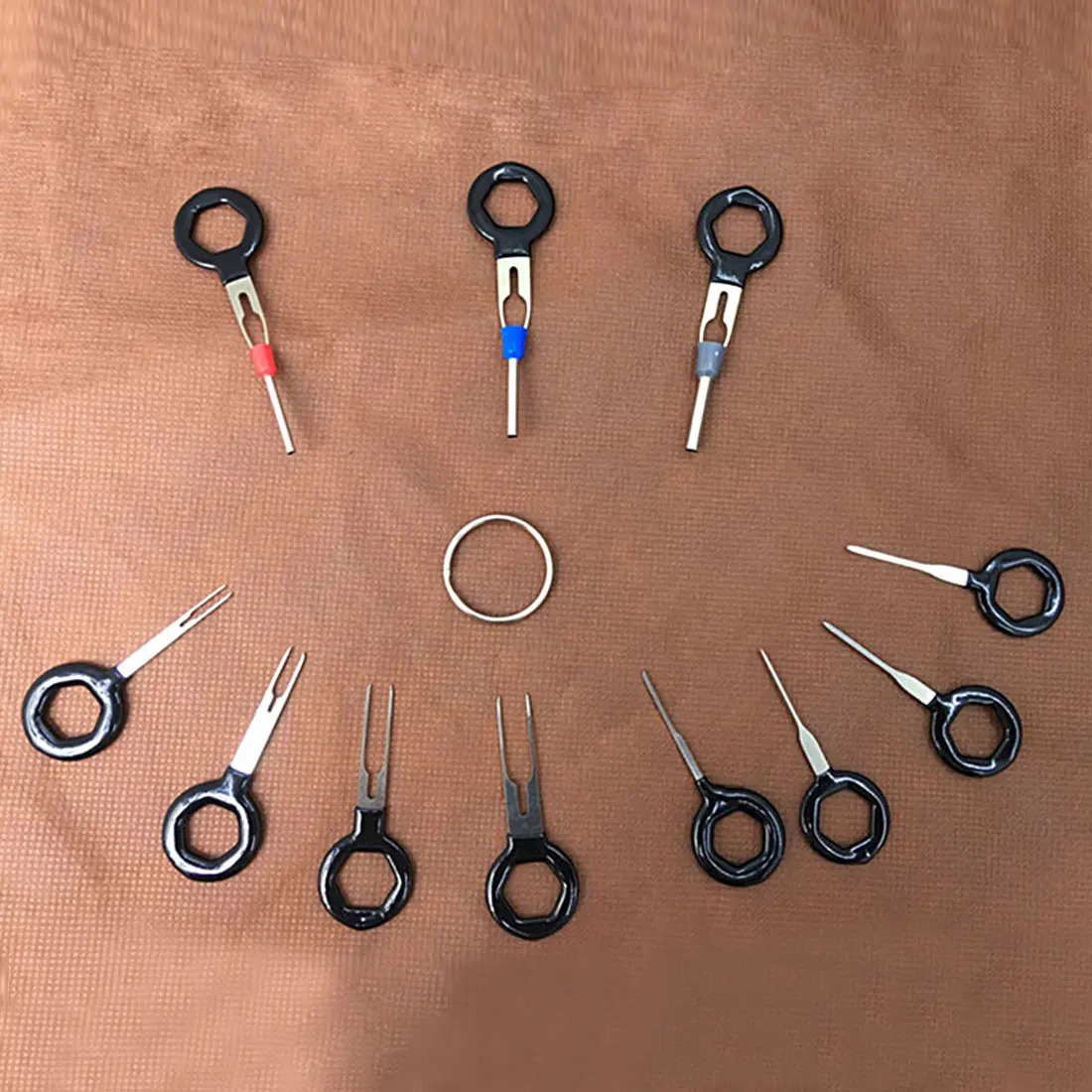 18 Chiếc 11 Chiếc Ô TÔ Cắm Nhà Ga Loại Bỏ Bộ Dụng Cụ Khóa Pin Xe Điện Dây Lọn Uốn Cổng Kết Nối Máy Hút Bộ Phụ Kiện