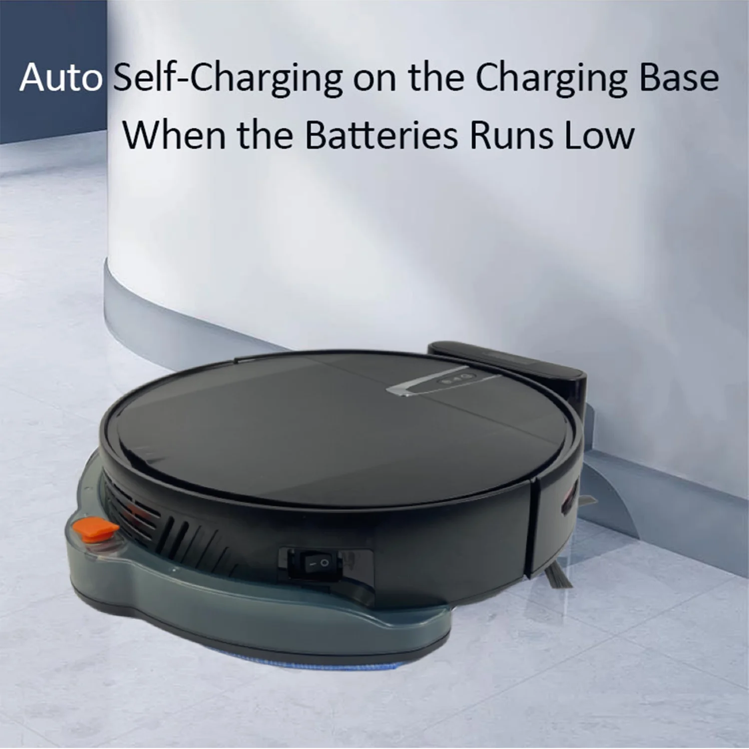 3800PA odkurzacz robot inteligentny pilot bezprzewodowe automatyczne ładowanie zamiatanie czyszczenie podłóg planowany odkurzacz do domu