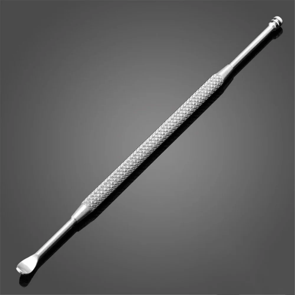 360 Degree Double End Ear Wax Remover Stainless Steel Ear Pick Curette Portable Ear Spoon Tool Household Ear Cleaning Accessory - view 6