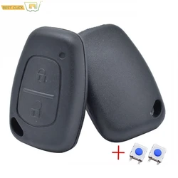 For Renault Kangoo Traffic Master Nissan Interstar Primastar Opel Vivaro Movano 2004 – 2009 Remote Key Case +2 Button Pad Switch