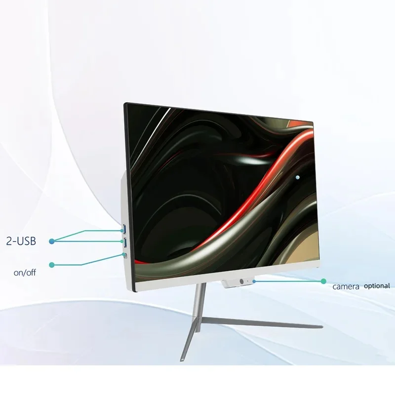 معالج الجيل الجديد I3 I5 I7 مجموعة كاملة من إعداد الألعاب المستخدمة لأجهزة الكمبيوتر المكتبية 8th Gen مناسبة الكمبيوتر الكل في جهاز كمبيوتر واحد منخفض