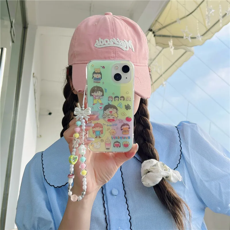 Skip and Loafer Young Girl Boy Japan Anime Phone Case for iPhone 12 13 14 15 Pro Max スキップとローファー Cute Cartoon IMD Cover