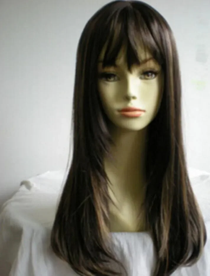 

WIG Sandy Long Straight Medium Brown Wigs