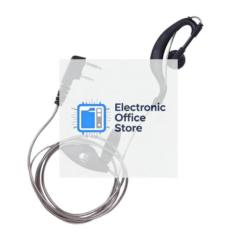 หูฟังวิทยุสื่อสาร 1 ชิ้น สำหรับวอล์คกี้ทอล์คกี้ แบบ 2 ขา หูฟังชนิด K หูฟังอะลูมิเนียมฟอยล์