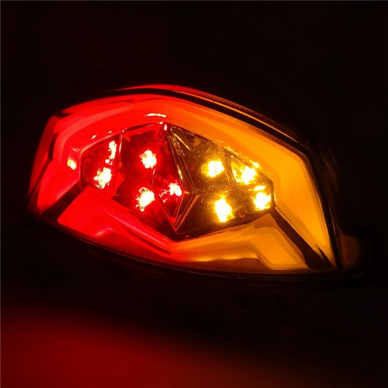 دراجة نارية الخلفية الذيل الفرامل بدوره إشارات المتكاملة مصباح ليد لسوزوكي GSX-S750 GSXS750 GSX-S GSXS 750 2017-2021