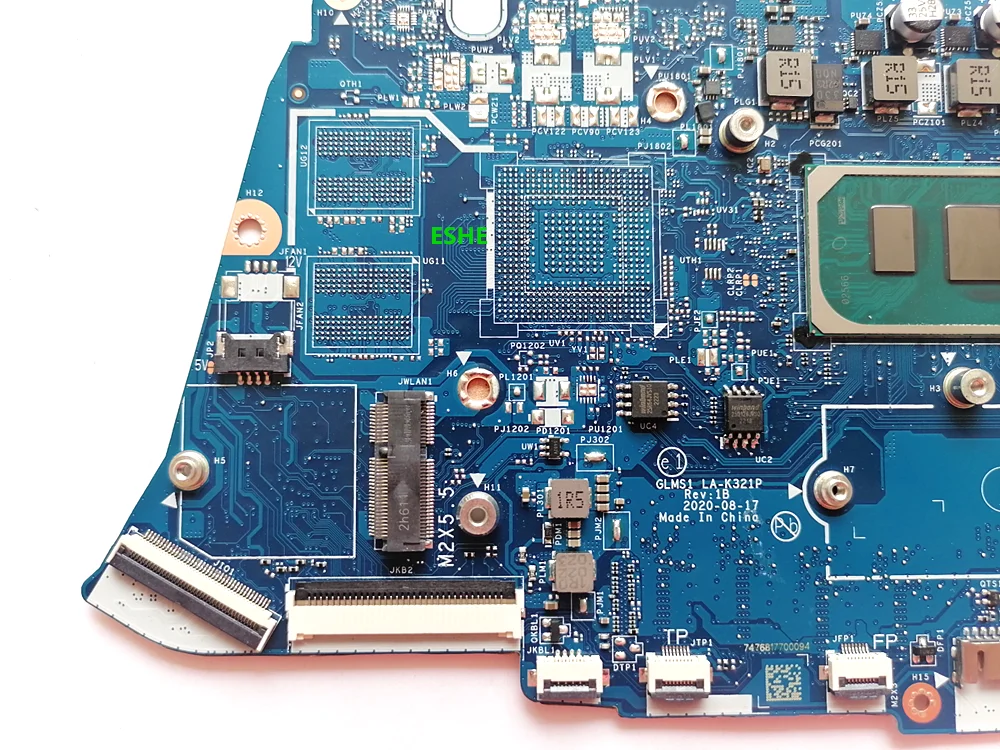 Imagem -03 - para Lenovo Ideapad 514itl05 Placa-mãe do Portátil com I5-1155g7 I7-1165g7 Cpu 8g 16g Ram 100 Trabalho de Teste Glms1 La-k321p