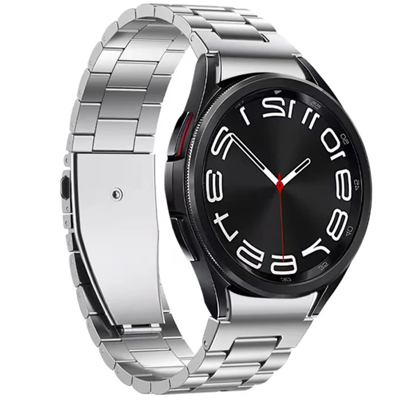 Kein Lücken-Freiraum-Band für Samsung Galaxy Watch 7/7 LTE 44mm Watch 6 4 5Pro 45mm 44mm 40mm Armband aus Edelstahl