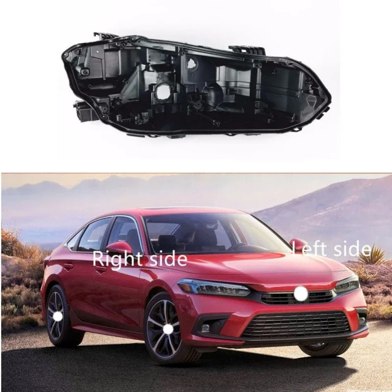 Налобный фонарь для Honda Civic 2022, налобный фонарь, автомобильный налобный фонарь, задний налобный фонарь, задний корпус