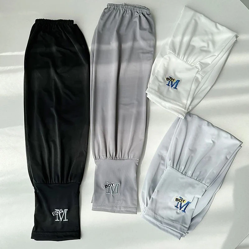 (صيف 6) زوج واحد من أكمام الذراع الجليدية الواقية من الشمس قفازات القيادة المرنة في الهواء الطلق حماية من الأشعة فوق البنفسجية أكمام أذرع تبريد خفيفة الوزن رائعة #1