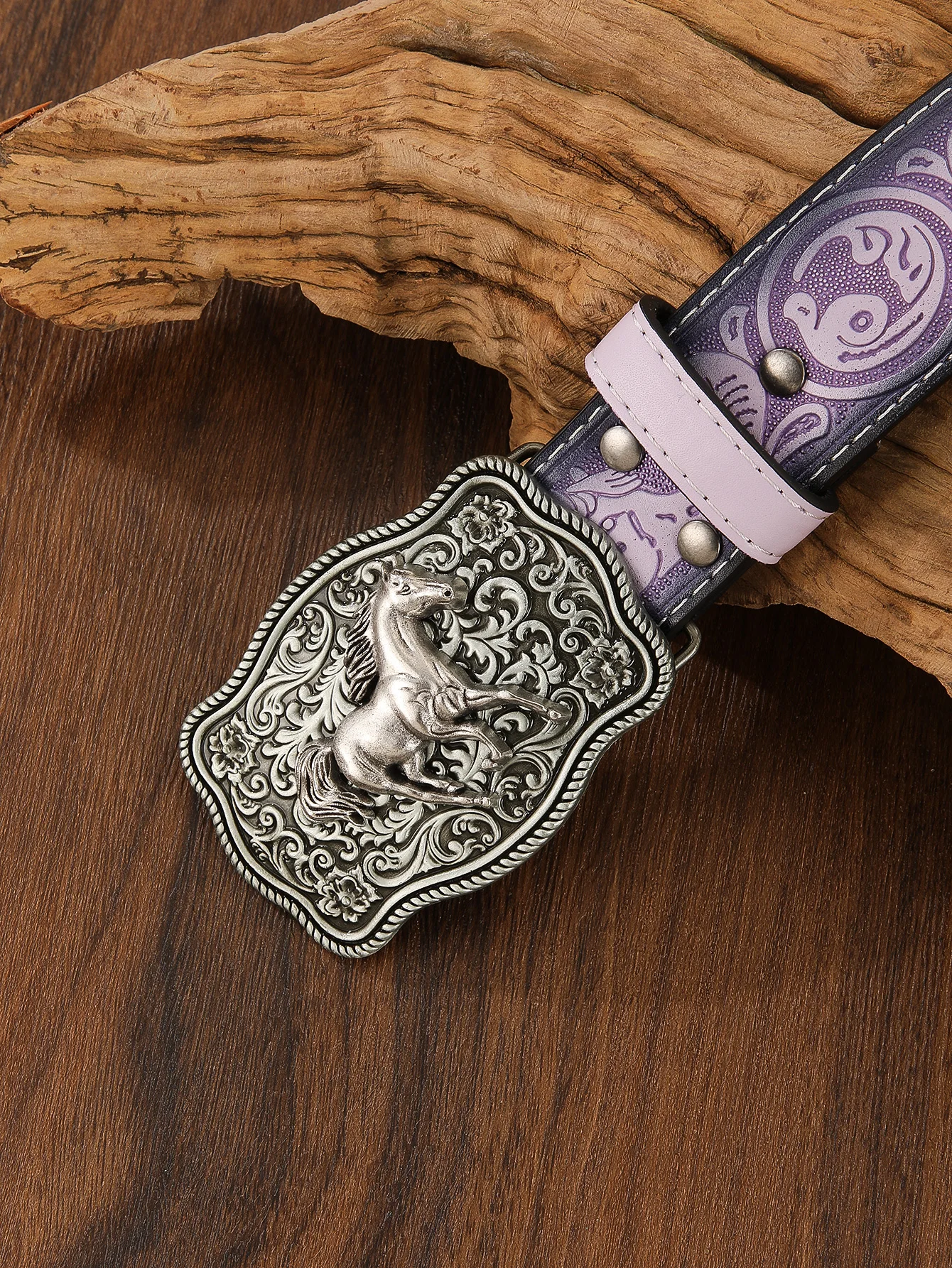 

【Ограниченная серия 】 Джинсовый ремень в стиле вестерн ручной работы с утолщенной ретро-медной пряжкой премиум-класса