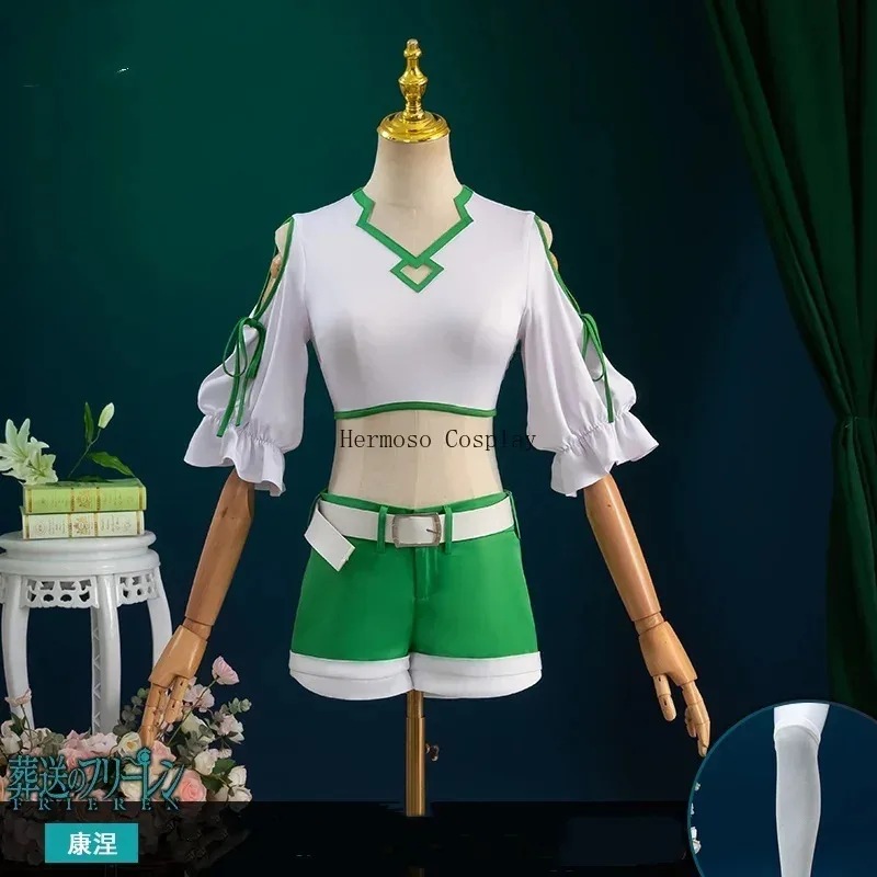 

Strike Beyond Journey's End Connie Kanne Cosplay Costume Top Shorts Stocking Belt Full Set Level 3 Magician Cosplay Costume