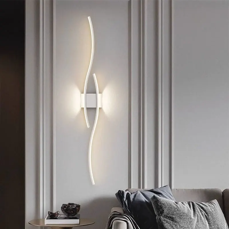 Nordic Indoor LED Wall Lamps Wall Lights for Corridor Aisle LED Interior Lighting Wall Sconce for Bedroom Bedside TV Background