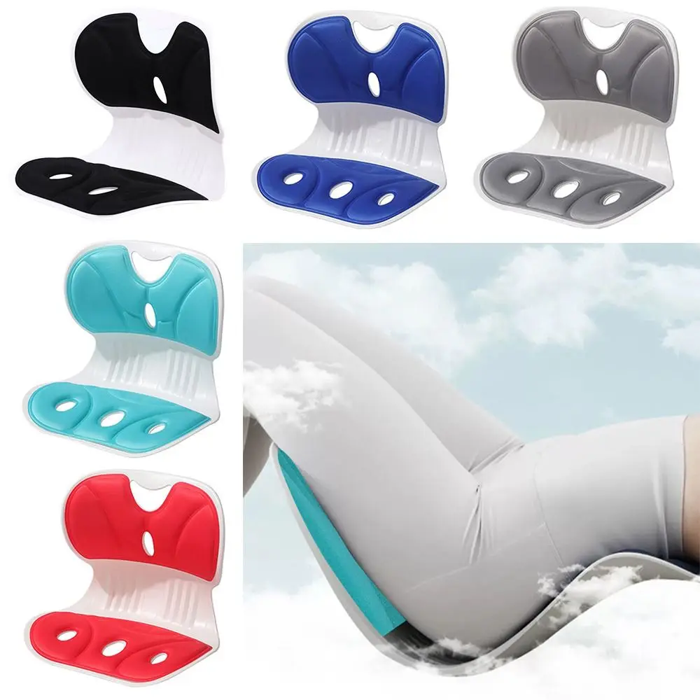 Sitting Posture Sedentary Comfortable Seat Cushion Soft Breathable Seat Pads Pain Relief Chair Waist Cushion Computer Chair