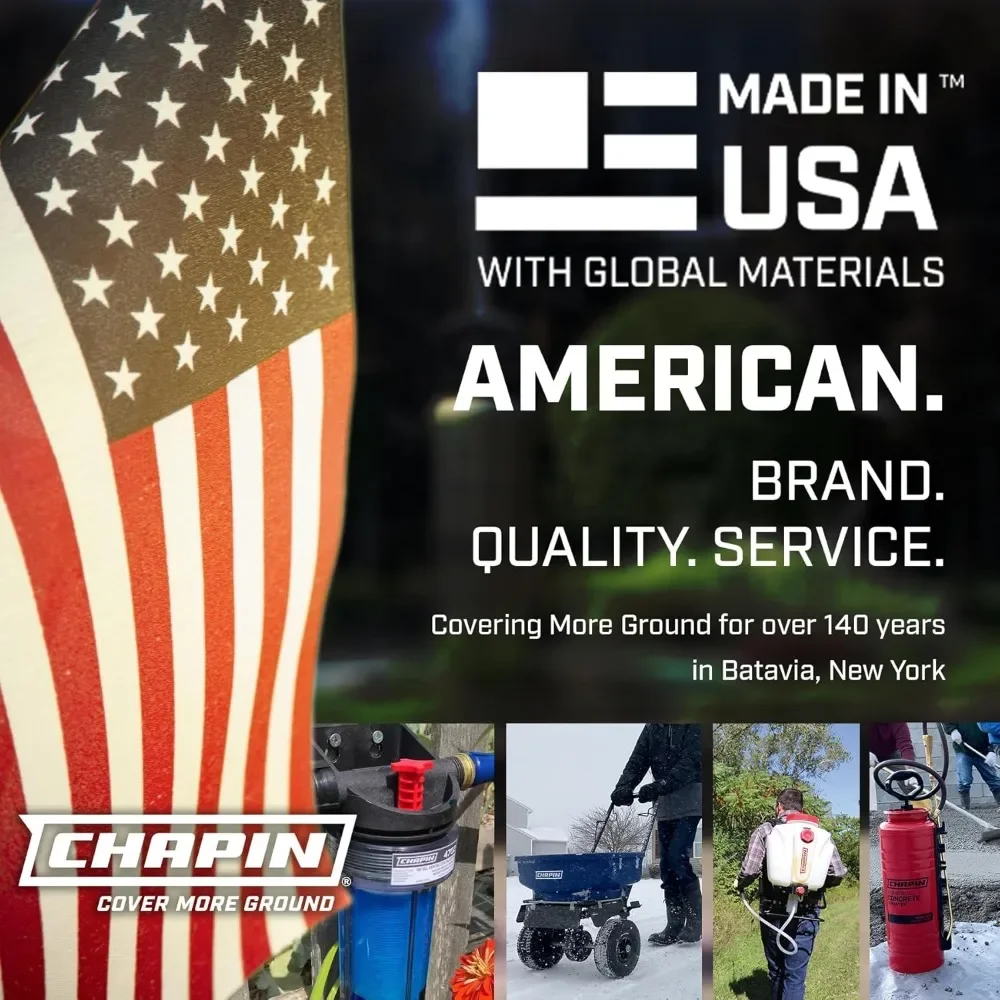 8400C 100-Pound Capacity Professional SureSpread Turf Spreader, Red