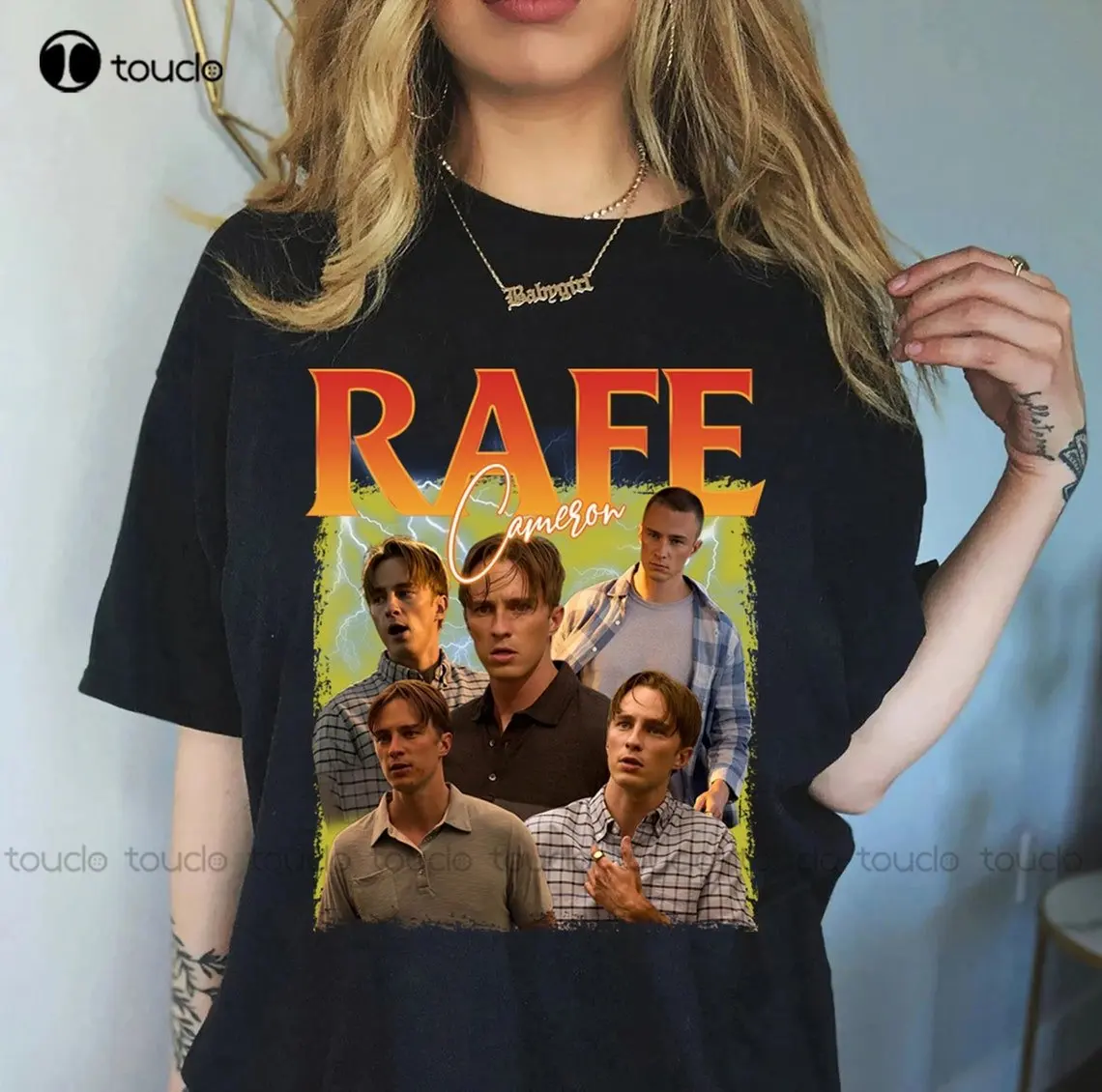 

Rafe Cameron Vintage Shirt Outer Tshirt Drew Starkey Outer Fan Tees Rafe Cameron Retro 90S Sweater Rafe Cameron Merch