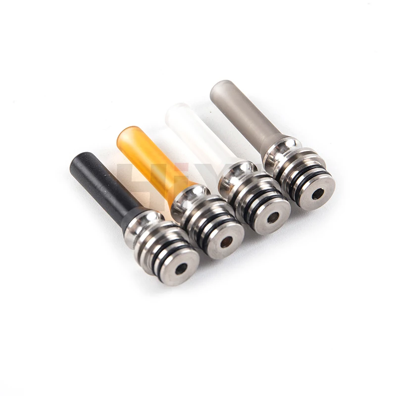 1Pc Stainless Steel 510 Pipette Dripper Anti Spit Heat Resistance Straw Joint Replacement Filling Nozzle