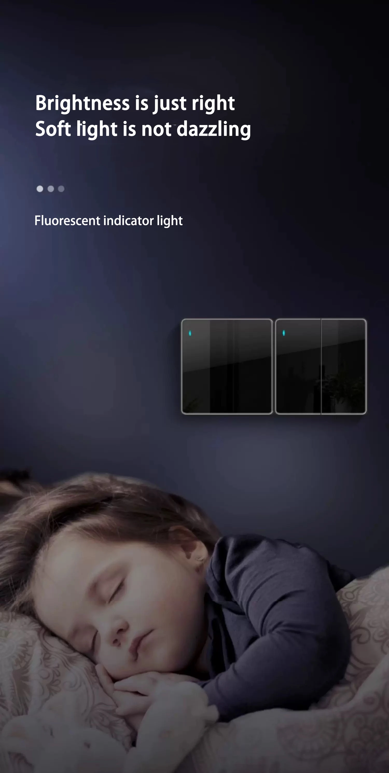 Tempered glass UK wall switch and socket 17