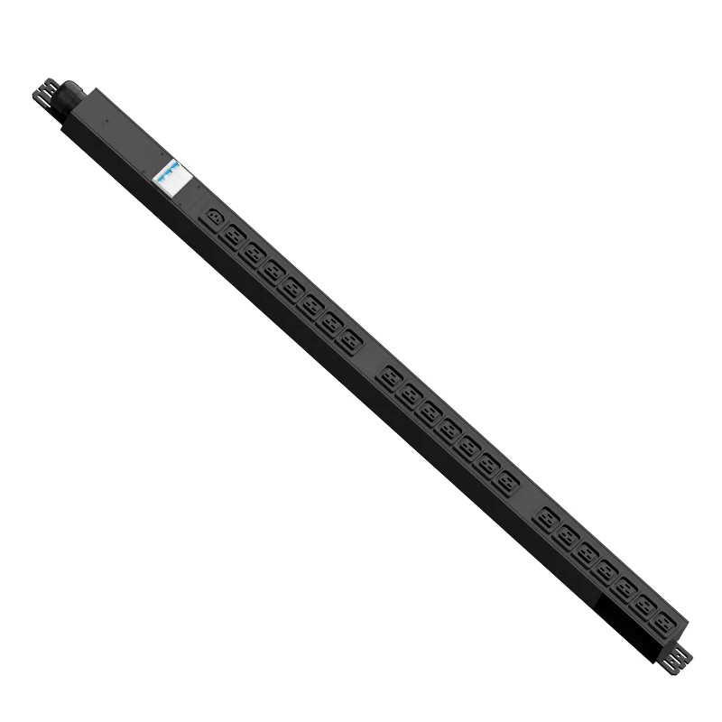 Three-phase 380V-415V 100A 75 kW 21-bit C19 jack + 1-bit C13 jack aluminum alloy high-power PDU power socket