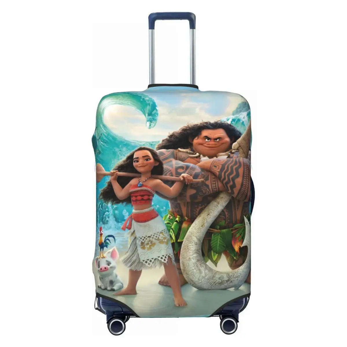 

Custom M-Moanaes Cartoons Hot Luggage Cover Protector Cute Comic Travel Suitcase Protective Cover for 18-32 Inch