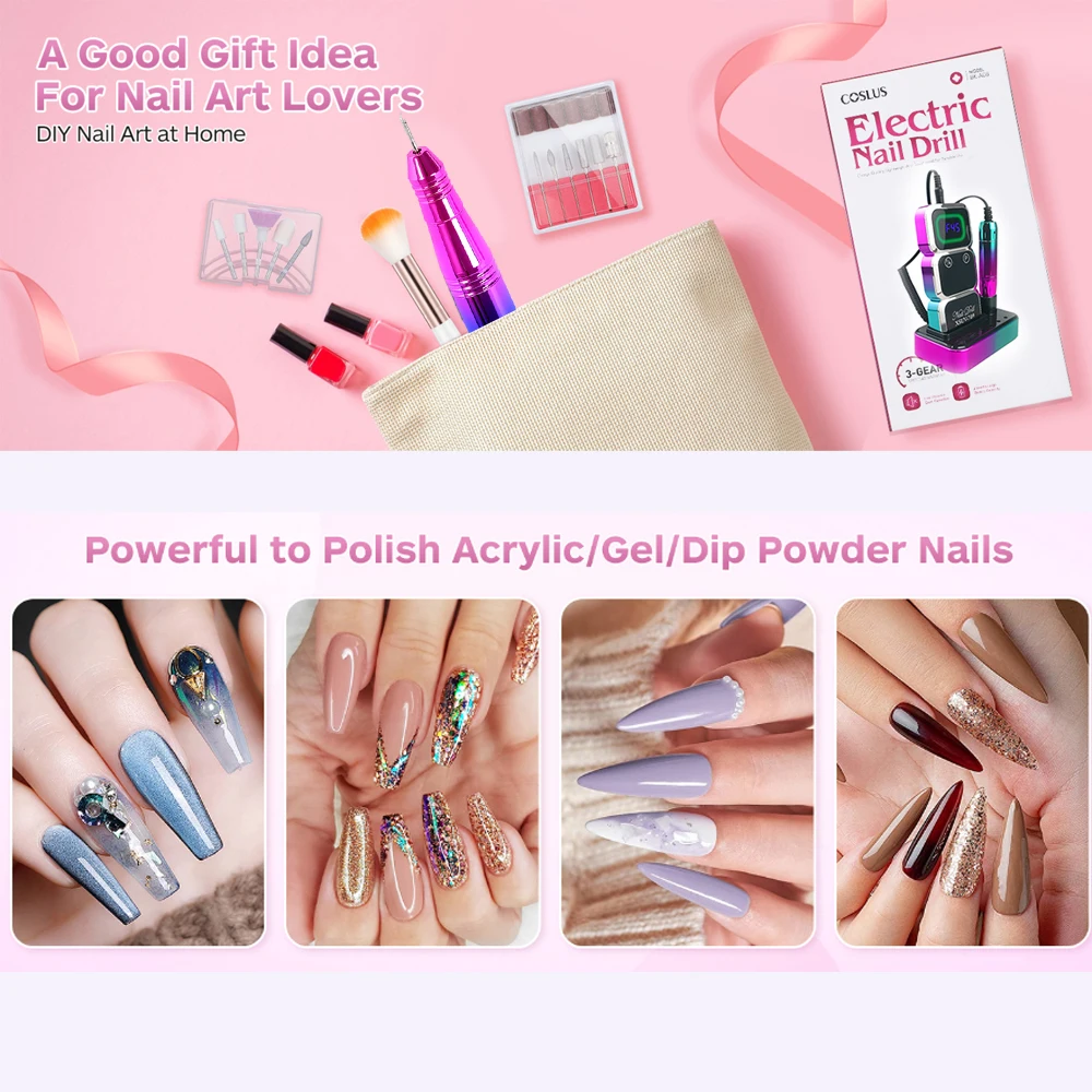 Set di penne per buffer per unghie per uso domestico Kit di strumenti per lucidatura delle unghie per la rimozione della pelle morta