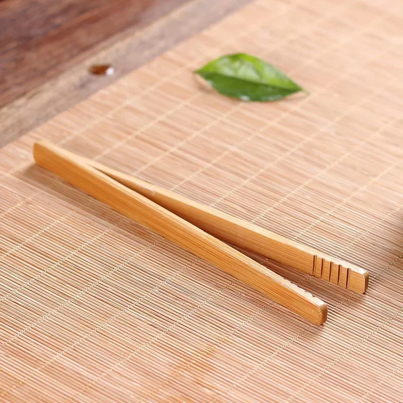 Bamboo Tea Clamp Durable Clip Cup Bamboo Tweezers Six Gentlemen Kung Fu Tea Set Accessories Tea Clips