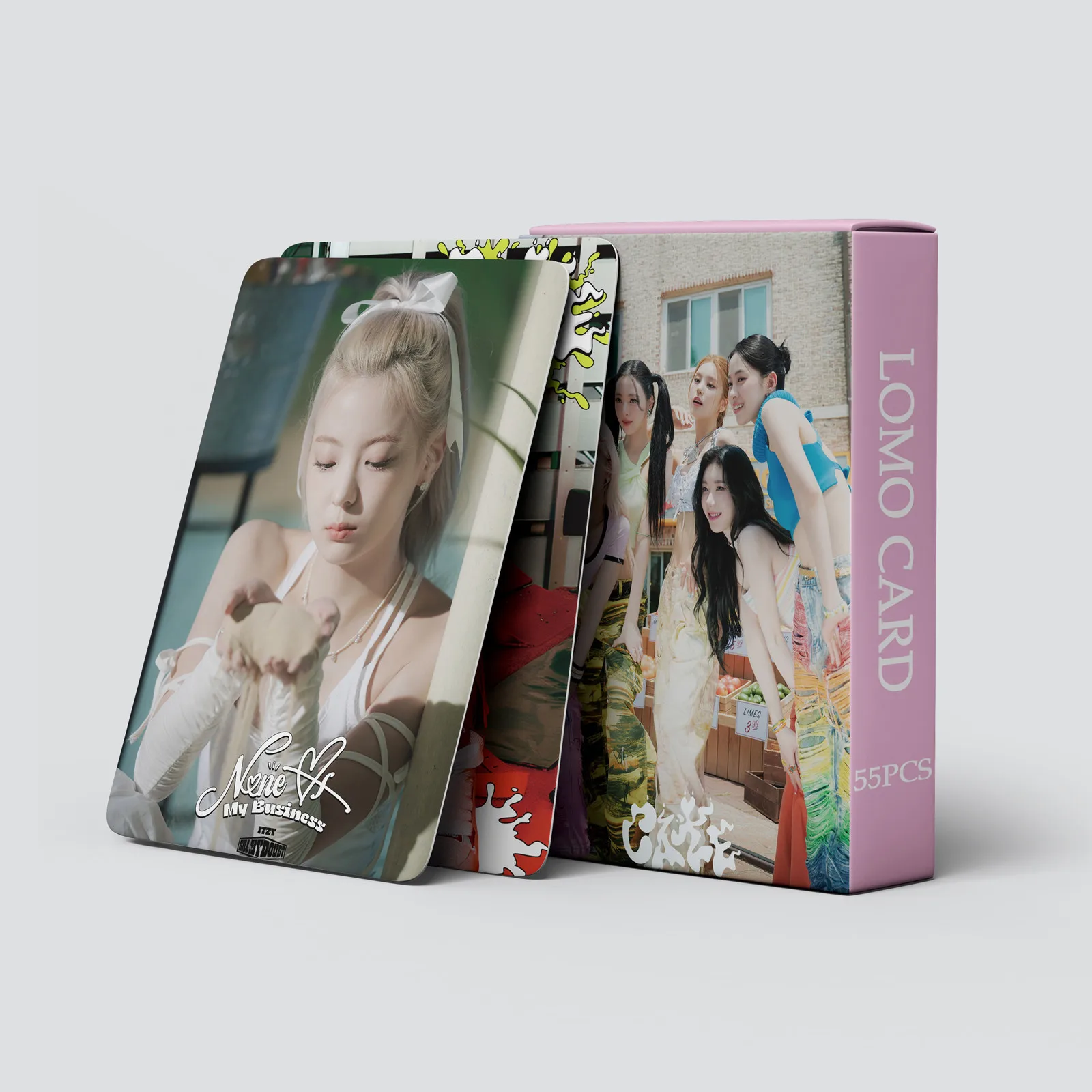 55pcs/set Kpop Idol ITZY Lomo Cards 2023 Cake Photocards Photo Card Lia Postcard for Fans Collection