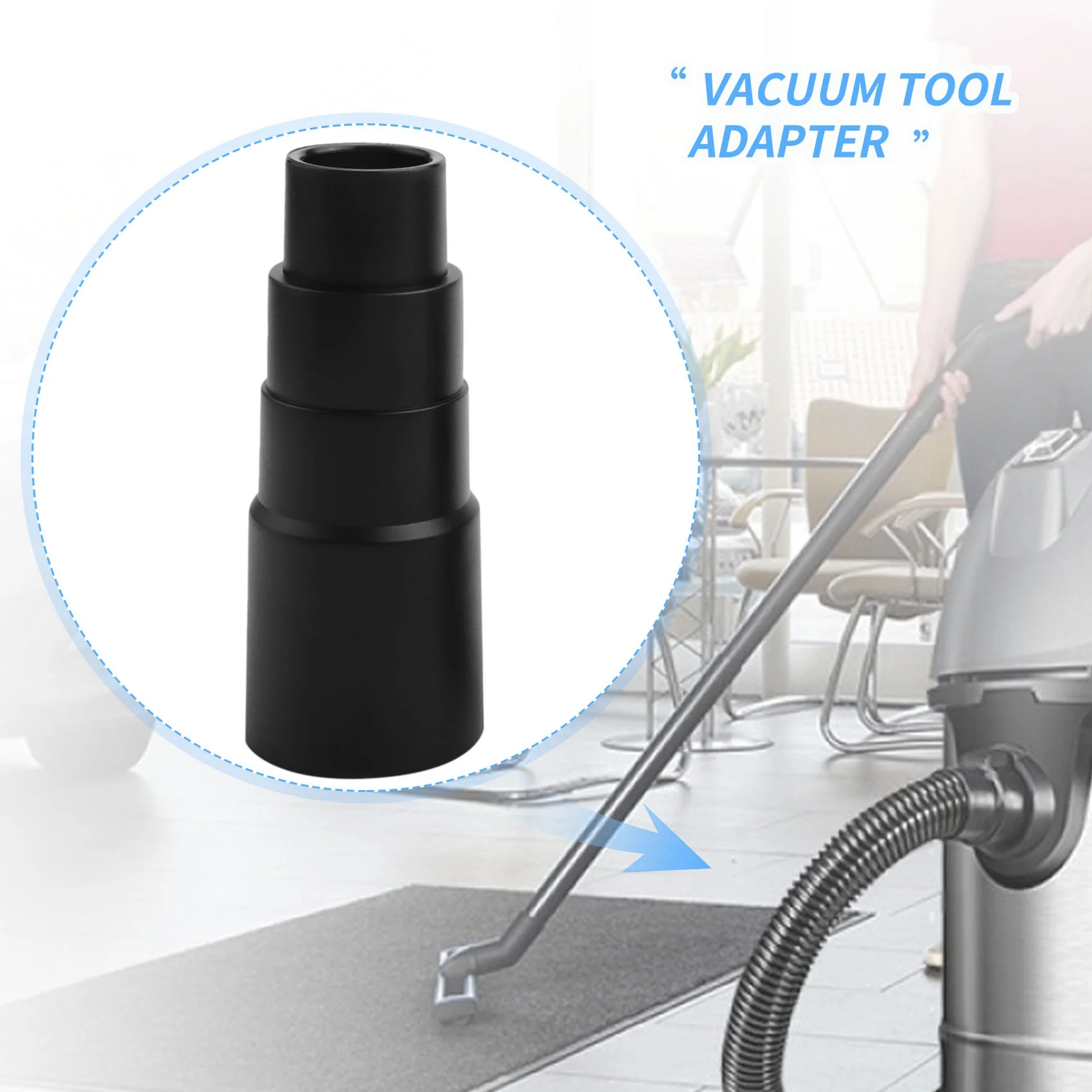 2Pcs Wet/Dry Vacuum Universal Tool Adapter Designed to Fit More Vacuums and Attachments
