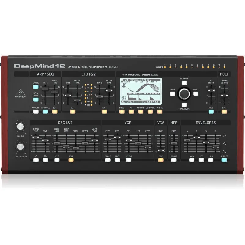 DEEPMIND 12 electronic keyboard 49 keys analog synthesizer sequencer