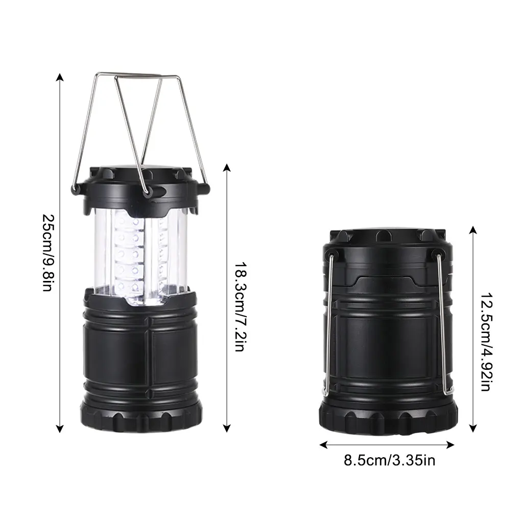 Lanterne de camping étanche, lampe de tente, torche à batterie, lampe de poche