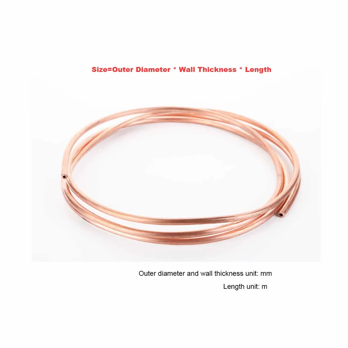 

Purple Copper Coil 2/3/4/6/8/10/12/16 Air Conditioning Tube Soft Copper Tube