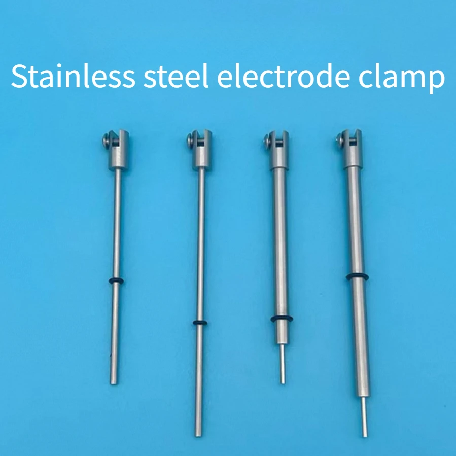 JJ120 Stainless Steel Electrode Clamp Working Electrode Multi purpose Fixture Small Diameter Gap 3mm Invoice Issued