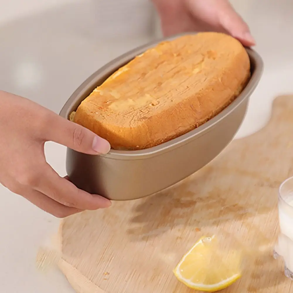 Non-stick Bakeware Convenient Oval Shape Aluminum Alloy Kitchen Baking Tools Cake Mold Homemade Bread