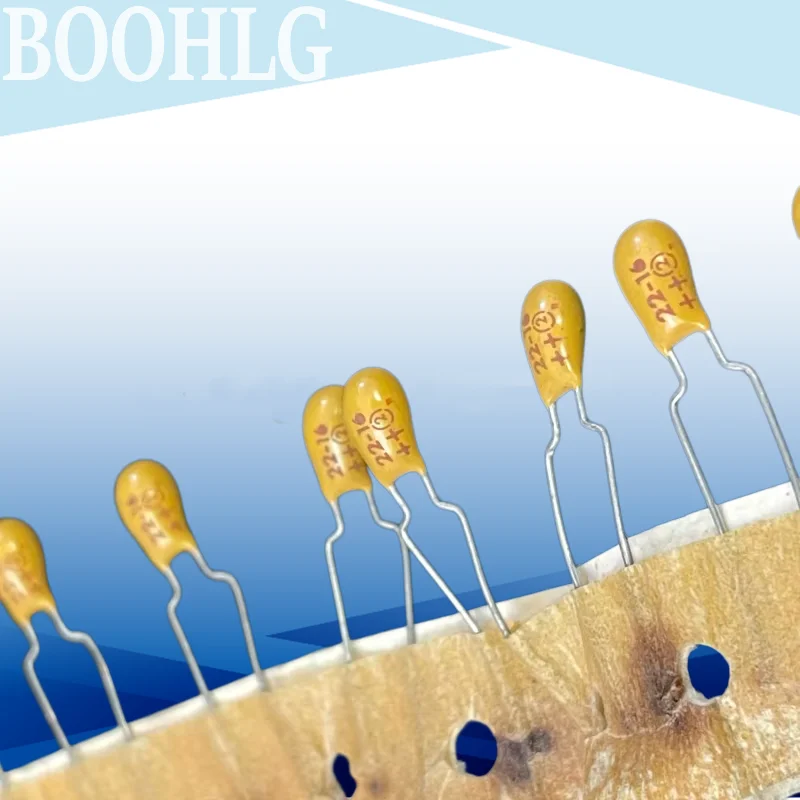 

10 шт. 22 мкФ 16 В высококачественный аудио танталовый электролитический конденсатор с шагом 5 мм