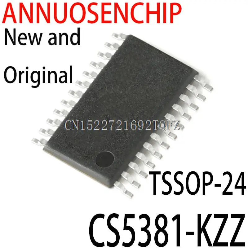 

5PCS New and Original TSSOP-24 CS5381-KZZ 5381 CS5381 S5381 Original New In Stock IC chip CS5381-KZZ