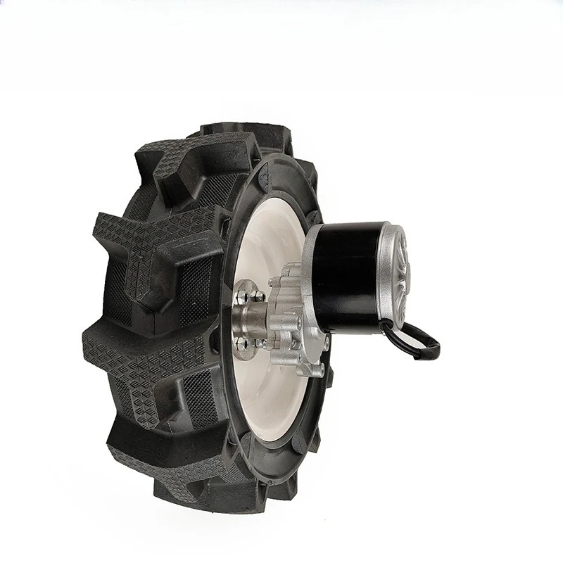 14-Inch wheel 24V 1000W-1400W four-wheel drive motor kit for lawn mower wireless remote control