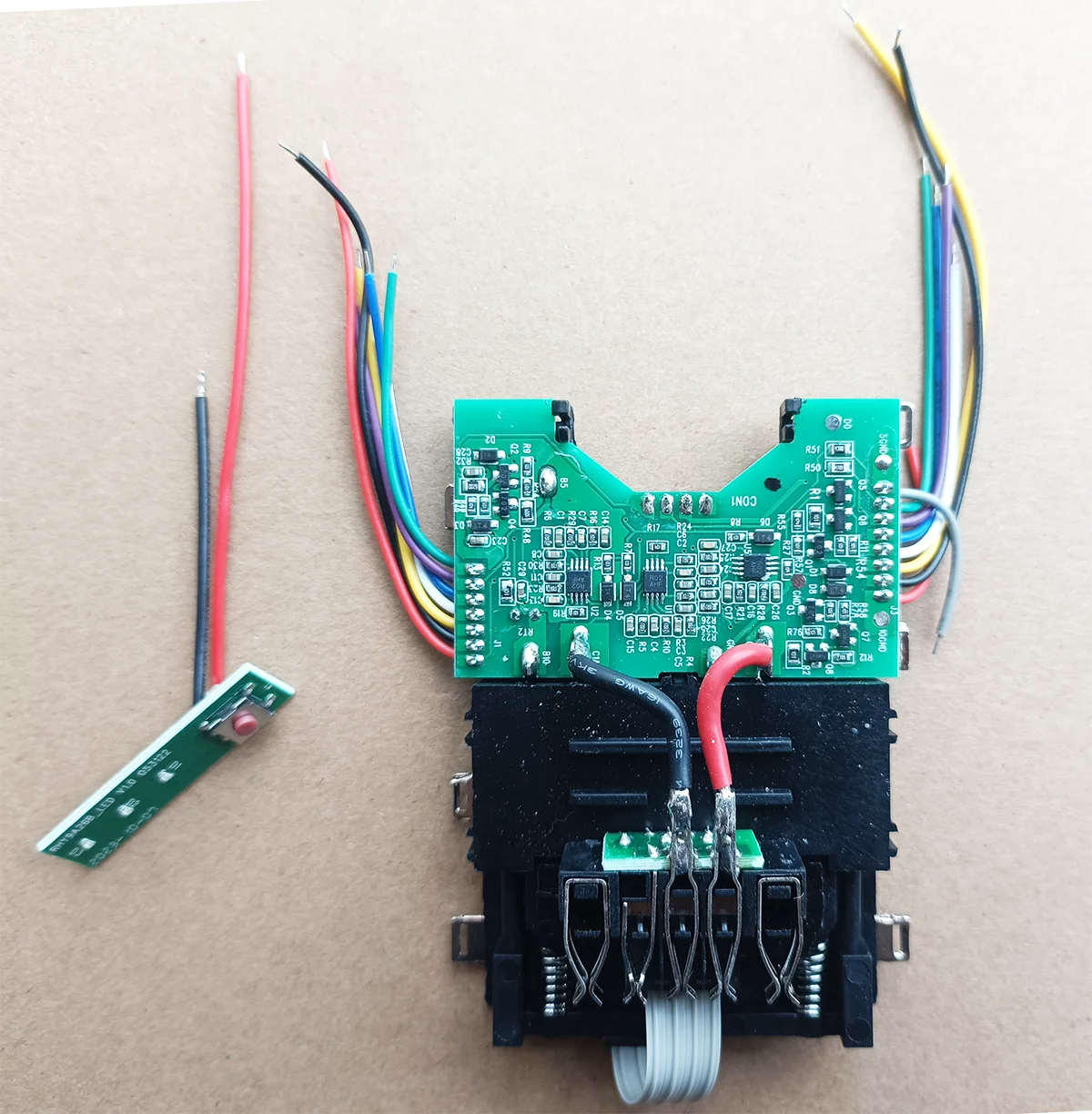 BMS FOR DEWALT 20/60V 18650 54v flexvolt Lithium Battery Plastic Case Shell Circuit Board 6A 9A