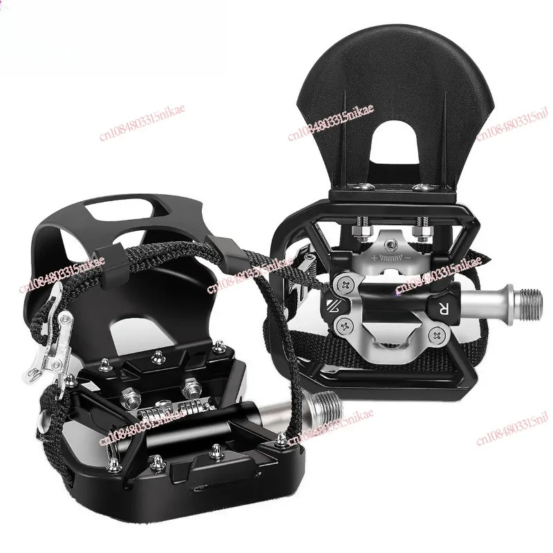

Dual-Function Platform SPD Pedals for Mountain Bikes - Anti-Slip Aluminum Bike Pedals (Bicycle Accessories)