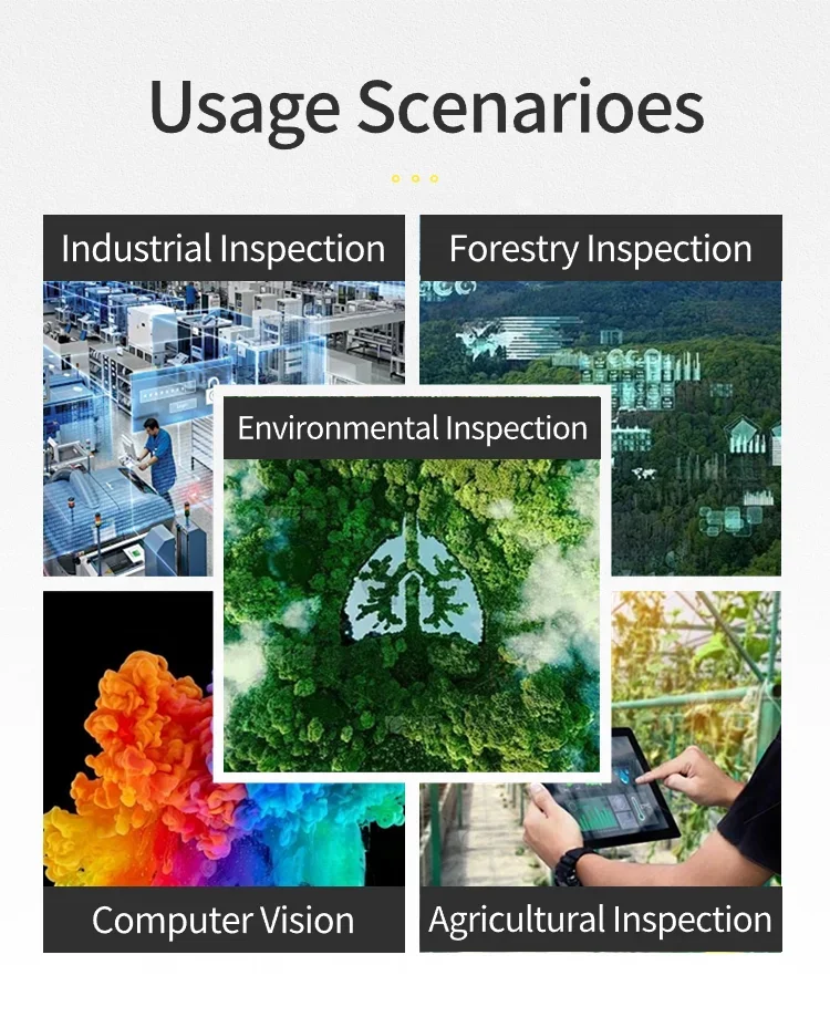 Cámara multiespectral del altum del sensor de inspección industrial ambiental del bosque de la mina agrícola ND8820 30FPS para