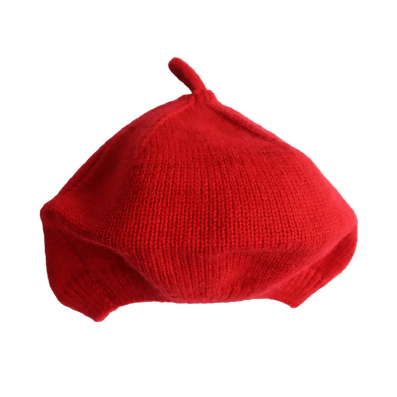 Gorro de punto para bebé, boina para niña, accesorios para bebé, gorros para niña de 1 a 4 años, Otoño e Invierno