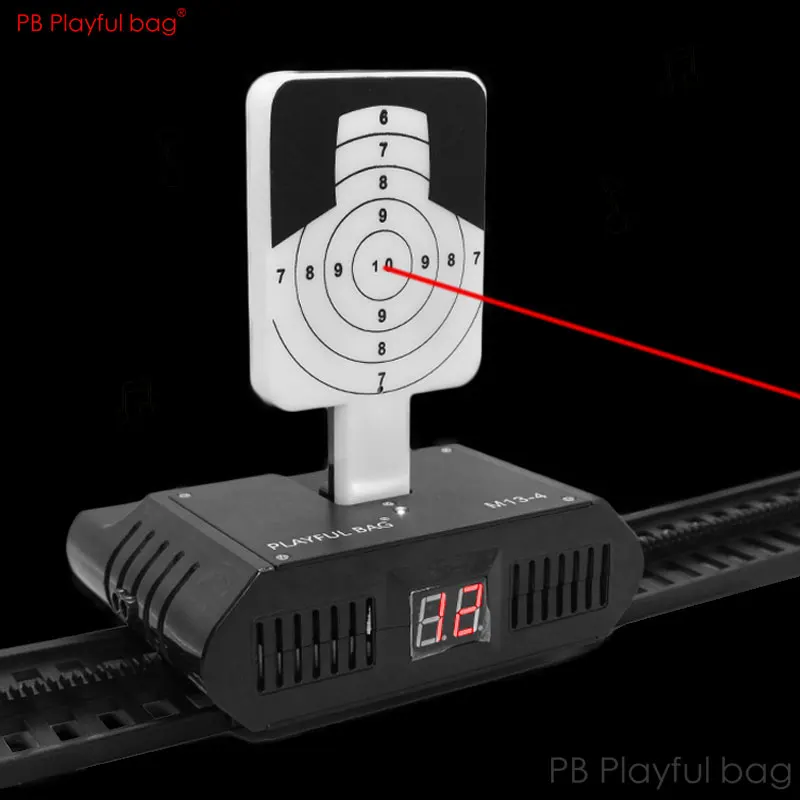 Toy Laser Sensor Target Counting Moving Auto Reset USB Charging Music Electric laser induction target Leisure CS 2MW Toys QJ63