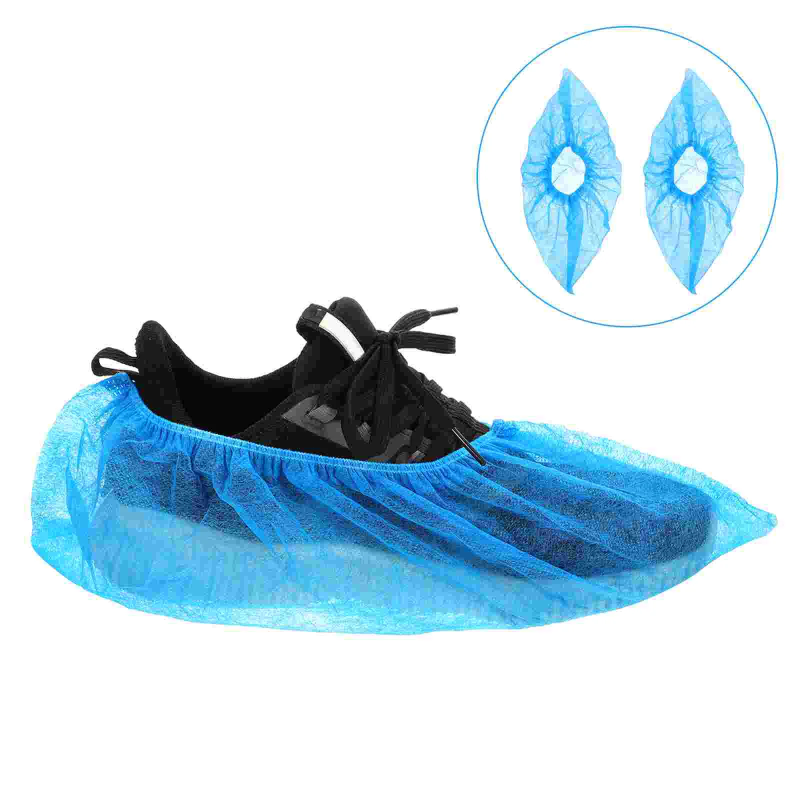 

100 Pcs Non-woven Shoe Cover Thicken Covers Shoes Case Home Protect Protection Waterproof Cases Fabric Nonwovens