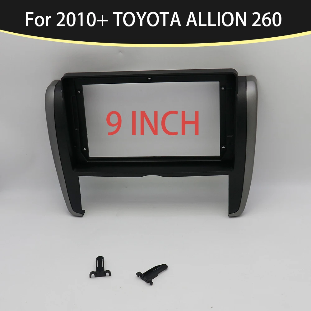 

9-дюймовая рамка для автомагнитолы, GPS, MP5, Android-плеера 2 DIN для Toyota Allion 2010 года, панель приборов, накладка на приборную панель